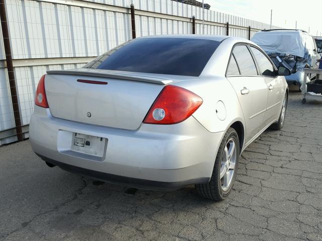 1G2ZG58N974179615 - 2007 PONTIAC G6 BASE SILVER photo 4