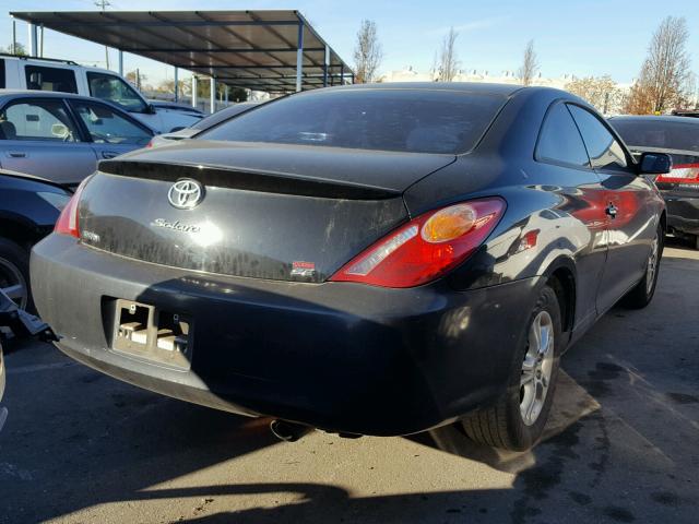 4T1CE38PX6U626427 - 2006 TOYOTA CAMRY SOLA BLACK photo 4