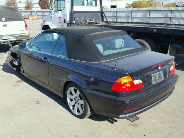 WBABS33401JY57270 - 2001 BMW 325 CI BLUE photo 3