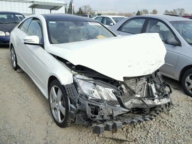 WDDKJ7CB0BF122374 - 2011 MERCEDES-BENZ E 550 WHITE photo 1