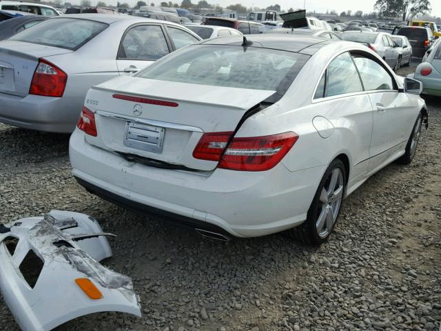 WDDKJ7CB0BF122374 - 2011 MERCEDES-BENZ E 550 WHITE photo 4