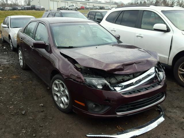 3FAHP0HA6BR327135 - 2011 FORD FUSION SE RED photo 1