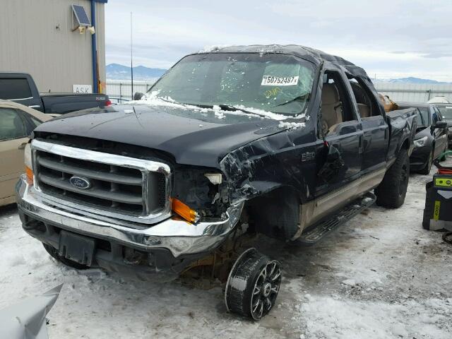 1FTNW21F2YEC14702 - 2000 FORD F250 SUPER BLUE photo 2