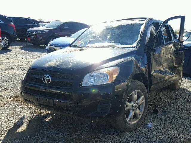 2T3ZF4DV1BW075632 - 2011 TOYOTA RAV4 BLACK photo 2