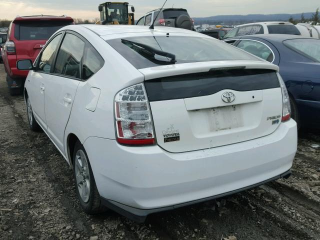 JTDKB20UX77548221 - 2007 TOYOTA PRIUS SILVER photo 3