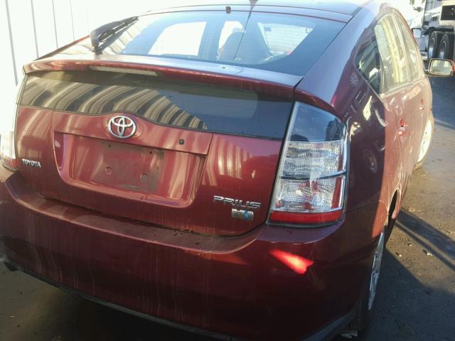 JTDKB20U157009211 - 2005 TOYOTA PRIUS RED photo 4