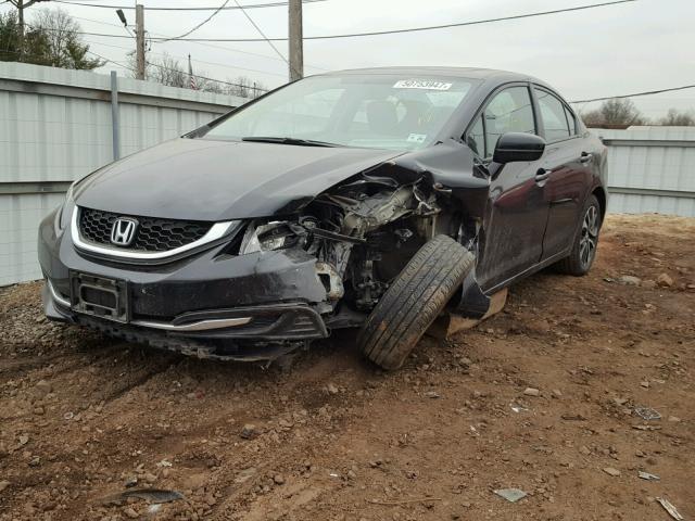 19XFB2F80FE269080 - 2015 HONDA CIVIC EX შავი ფოტო 2