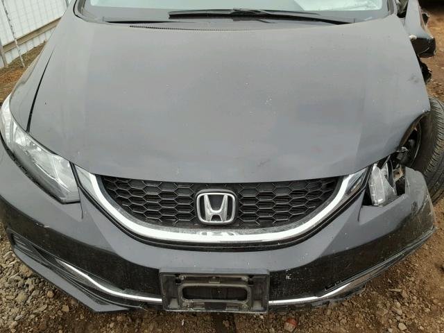 19XFB2F80FE269080 - 2015 HONDA CIVIC EX შავი ფოტო 7