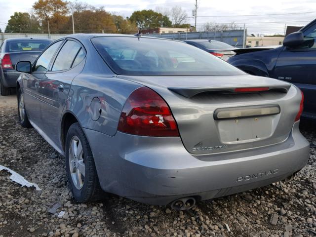 2G2WP582571220505 - 2007 PONTIAC GRAND PRIX ნაცრისფერი ფოტო 3