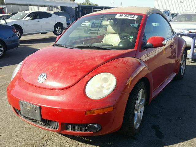 3VWSF31Y66M310783 - 2006 VOLKSWAGEN NEW BEETLE 红色 照片 2