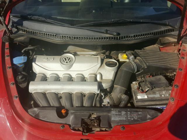 3VWSF31Y66M310783 - 2006 VOLKSWAGEN NEW BEETLE 红色 照片 7
