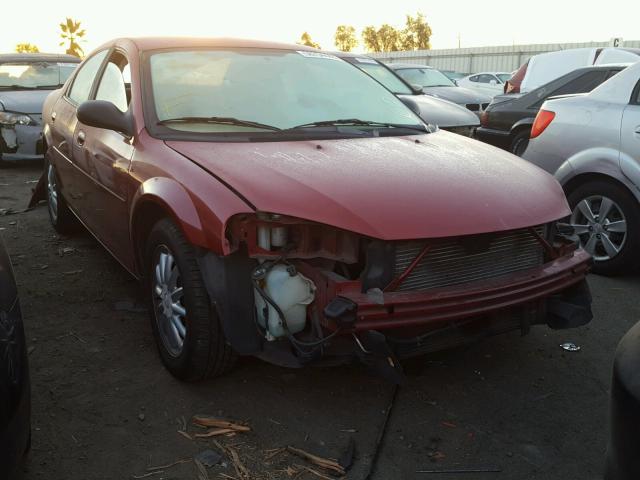 1B3EL46X56N288829 - 2006 DODGE STRATUS SX RED photo 1