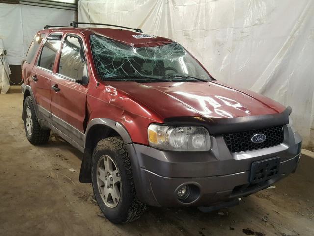 1FMYU93195KA69552 - 2005 FORD ESCAPE XLT BURGUNDY photo 1