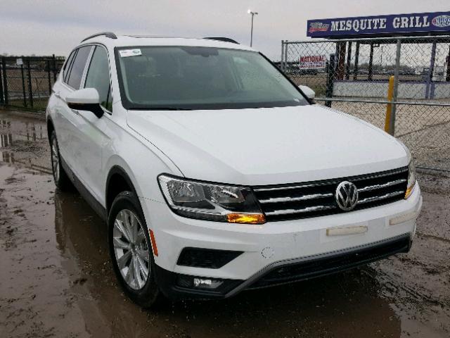 3VV3B7AX1JM010225 - 2018 VOLKSWAGEN TIGUAN SE WHITE photo 1