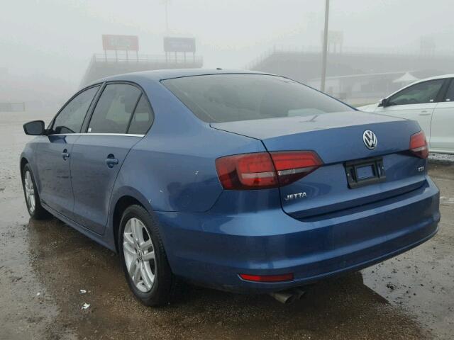 3VW2B7AJ4HM207533 - 2017 VOLKSWAGEN JETTA S Mavi foto 3