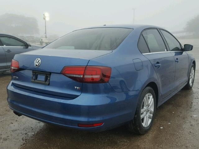 3VW2B7AJ4HM207533 - 2017 VOLKSWAGEN JETTA S BLUE photo 4