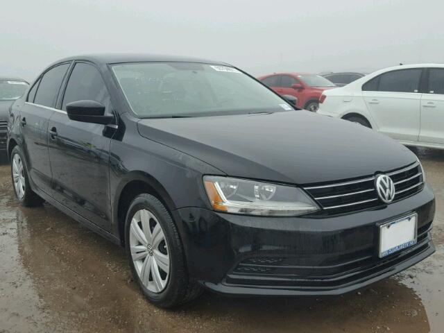 3VW2B7AJ0HM335767 - 2017 VOLKSWAGEN JETTA S BLACK photo 1