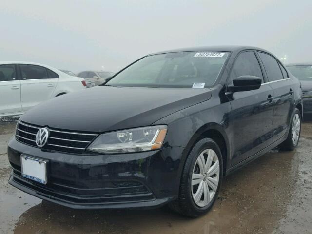 3VW2B7AJ0HM335767 - 2017 VOLKSWAGEN JETTA S BLACK photo 2