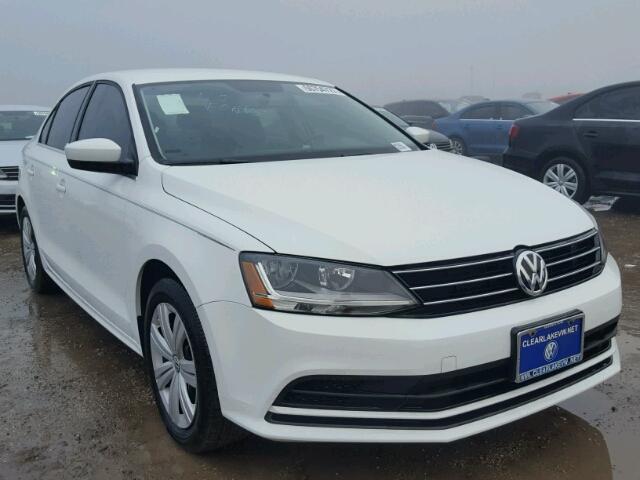 3VW2B7AJ4HM352023 - 2017 VOLKSWAGEN JETTA S WHITE photo 1