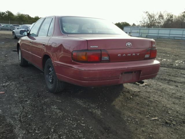 JT2SK12E6S0306018 - 1995 TOYOTA CAMRY LE RED photo 3