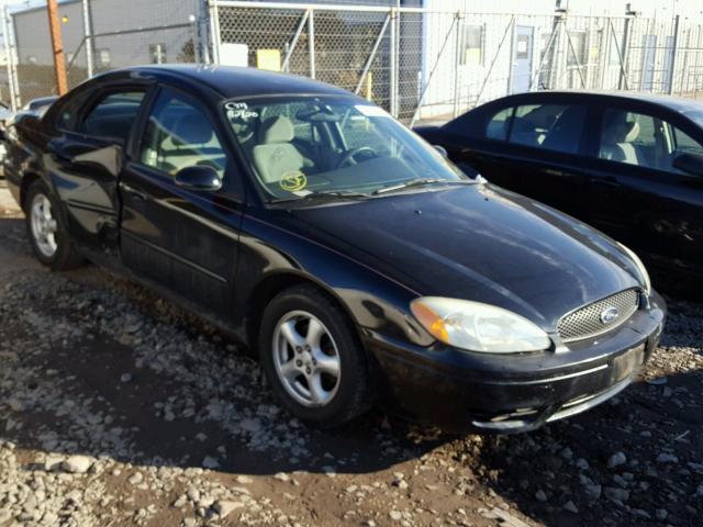 1FAFP53U44G107315 - 2004 FORD TAURUS SE BLACK photo 1