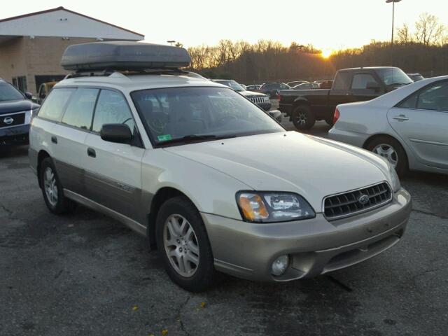 4S3BH675847622705 - 2004 SUBARU LEGACY OUT WHITE photo 1