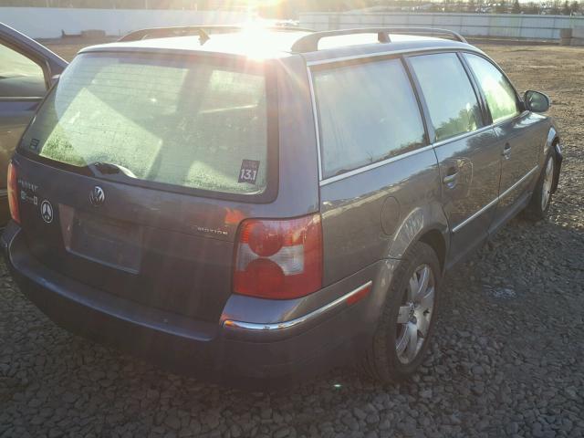 WVWDD63B25E143953 - 2005 VOLKSWAGEN PASSAT GLS GRAY photo 4