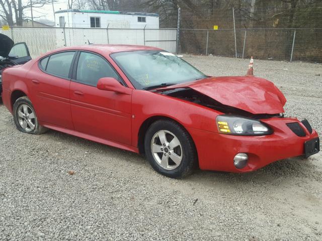 2G2WP552861252710 - 2006 PONTIAC GRAND PRIX RED photo 1