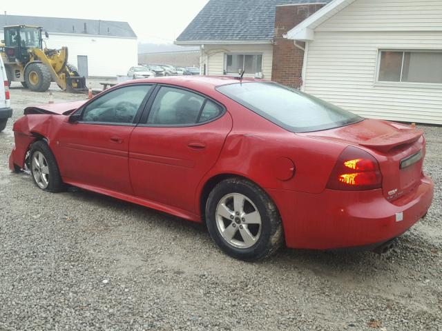 2G2WP552861252710 - 2006 PONTIAC GRAND PRIX RED photo 3