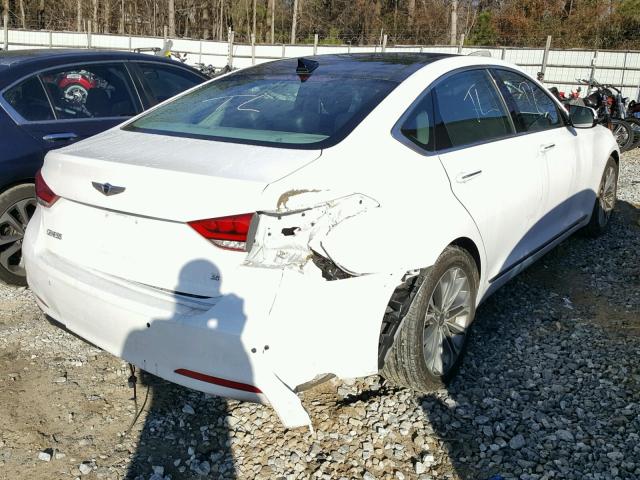 KMHGN4JE4FU103808 - 2015 HYUNDAI GENESIS 3. WHITE photo 4