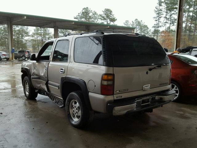 1GNEC13Z92R327211 - 2002 CHEVROLET TAHOE C150 TAN photo 3