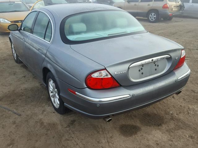 SAJEA01U83HM73723 - 2003 JAGUAR S-TYPE GRAY photo 3