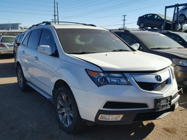 2HNYD2H71BH504442 - 2011 ACURA MDX ADVANC WHITE photo 1