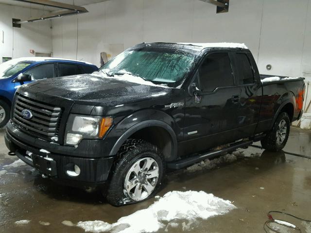 1FTFX1ET4BFA96858 - 2011 FORD F150 SUPER BLACK photo 2