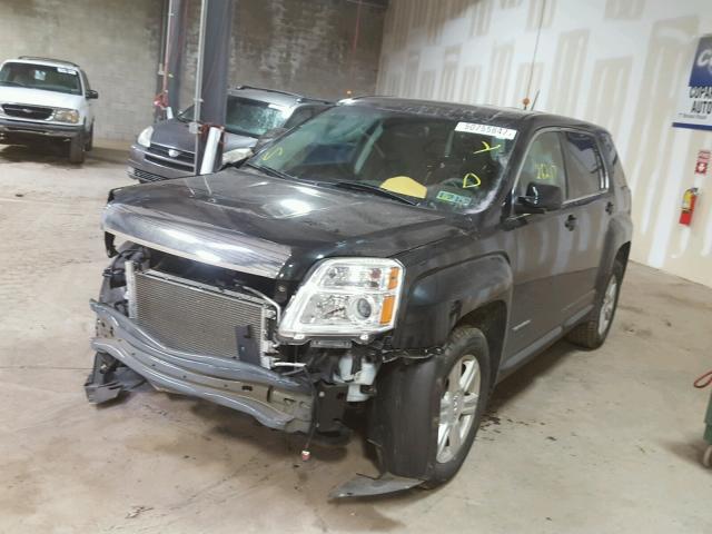 2GKALMEK3E6219406 - 2014 GMC TERRAIN SL BLACK photo 2