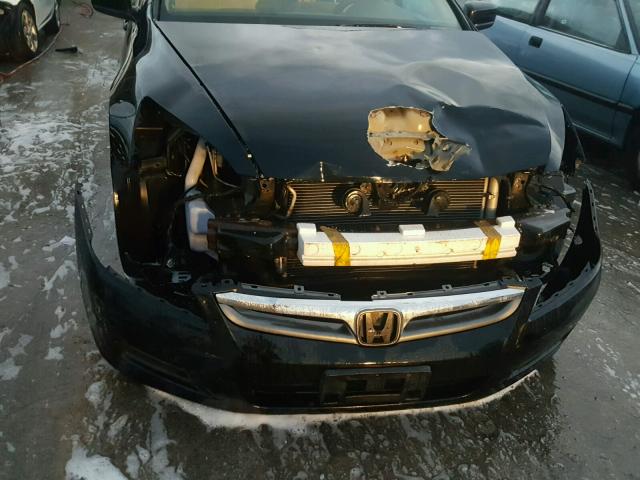 1HGCM56376A153527 - 2006 HONDA ACCORD SE BLACK photo 9