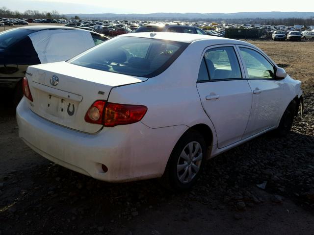 2T1BU4EE4AC404385 - 2010 TOYOTA COROLLA BA WHITE photo 4