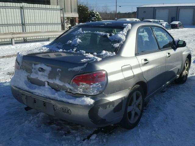 JF1GD616X7H521740 - 2007 SUBARU IMPREZA 2. GRAY photo 4