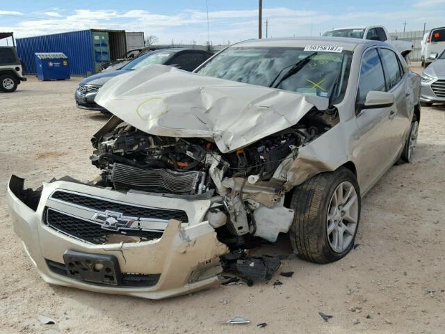 1G11D5SR5DF147248 - 2013 CHEVROLET MALIBU 1LT GOLD photo 2