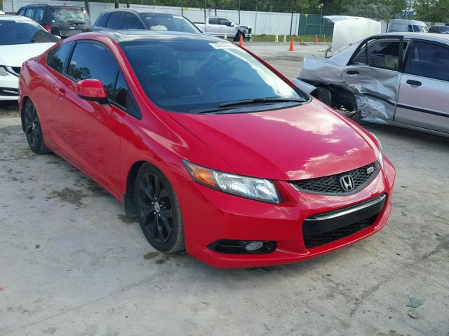 2HGFG4A59CH701743 - 2012 HONDA CIVIC SI RED photo 1