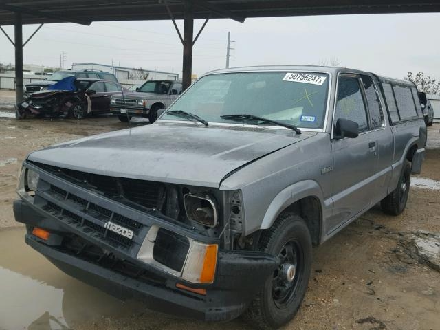 JM2UF313XL0916498 - 1990 MAZDA B2200 CAB GRAY photo 2