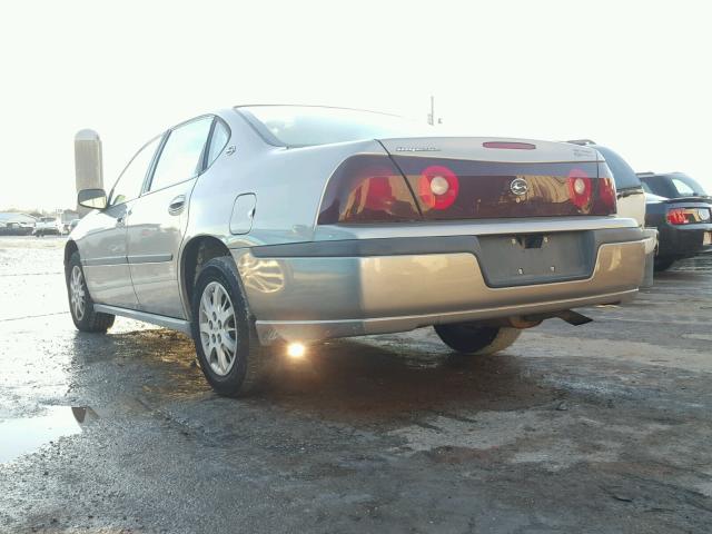 2G1WF55K139433989 - 2003 CHEVROLET IMPALA GOLD photo 3