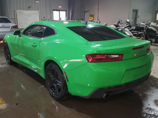 1G1FD1RS7H0201911 - 2017 CHEVROLET CAMARO LT GREEN photo 3