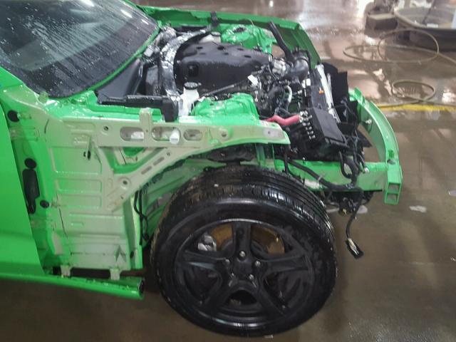 1G1FD1RS7H0201911 - 2017 CHEVROLET CAMARO LT GREEN photo 9