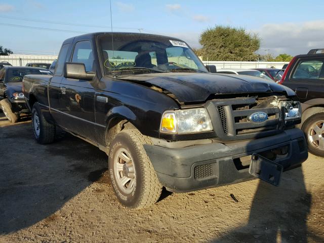 1FTYR14D17PA21730 - 2007 FORD RANGER SUP BLACK photo 1