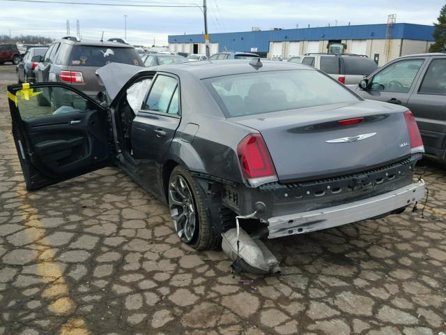 2C3CCABG0FH882686 - 2015 CHRYSLER 300 S GRAY photo 3