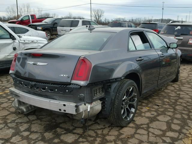 2C3CCABG0FH882686 - 2015 CHRYSLER 300 S GRAY photo 4