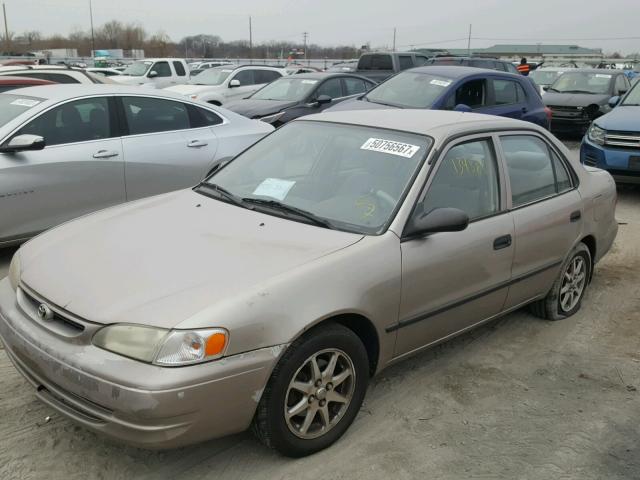 1NXBR12E3WZ033567 - 1998 TOYOTA COROLLA VE GRAY photo 2