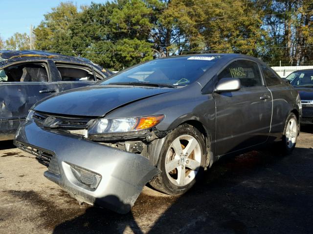 2HGFG12818H553845 - 2008 HONDA CIVIC EX ნაცრისფერი ფოტო 2