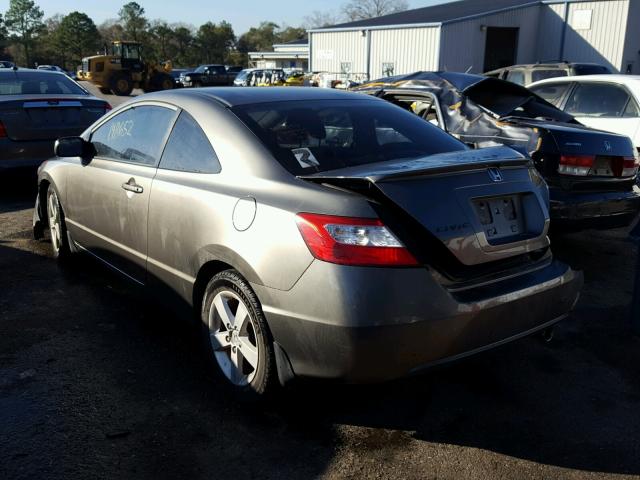 2HGFG12818H553845 - 2008 HONDA CIVIC EX ნაცრისფერი ფოტო 3